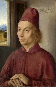 Dieric Bouts Portrait of a Man oil